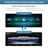 10.25 pouces Linux modèle autoradio Carplay Android Auto double système écran pour Benz C E a V classe GLA GLE NTG 4.5 5.0 lecteur