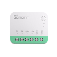 SONOFF MINIR4M MINI Interrupteur Intelligent Wi-Fi Extrême Compatible Matter Module Relais Domotique Détachable Via l'Application EWeLink Commande Vocale Alexa Google Home