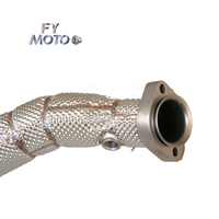 Tuyau d'échappement pour Mercedes-Benz C63 AMG W204 6.2L 2011-2015 avec bouclier thermique