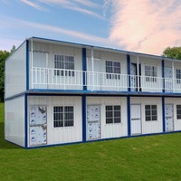 Maison préfabriquée en acier galvanisé ignifuge, imperméable, coupe-vent et insonorisée, en kit, à faible coût, pour la construction scolaire