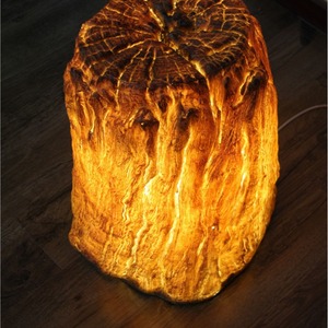 Resin <b>Tree</b> Stump Lamp Ip65 Led Garden <b>Light</b> Plastic Body <b>Outdoor</b> Landscape Lighting - Product Image 2