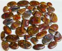 Lot en gros de cabochons en agate marocaine naturelle, pierres précieuses polies multicolores, taille personnalisée, OEM disponible