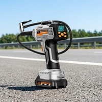 Compresseur de gonflage de pneus portable en ABS durable avec manomètre numérique pour la pression des pneus, gonflage rapide et design portable