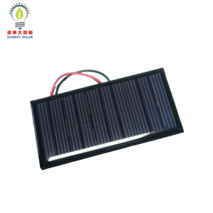 Sel Surya Polikristalin Efisiensi Tinggi 0.3W DIY Mini Panel Surya Epoksi Kecil 5.0V Ukuran Kecil 68*37mm - Product Image 1
