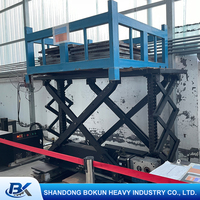 Plateforme élévatrice à chaîne rigide robuste à puits bas, plateforme de levage électrique à chaîne rigide pour équipement de ligne de production en usine
