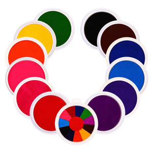 ชุดสีเพ้นท์นิ้วมือแบบล้างออกได้ DIY พร้อมแผ่นหมึกสำหรับงานศิลปะ ของเล่นประดิษฐ์เพื่อการศึกษา ชุดของเล่นวาดภาพในกล่อง - Product Image 1