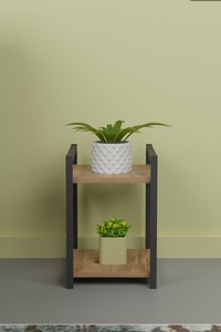 Estante de 2 Niveles para Flores, Estante Complementario Adecuado para Cocina, Jardín, Baño y Balcón - Product Image 3