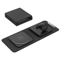 Dukungan Kustomisasi Desain Baru Pengisi Daya Nirkabel Lipat Magnetik 2 in 1 Portabel untuk Perjalanan dengan Pengisian Cepat OTP dan PD 3.0