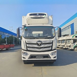 China Foton Refrigerator <b>10</b> Ton <b>12</b> Ton Vegetable Transport Truck Refrigerated Vehicle Refrigerated Box for Truck for Sale - Product Image 2
