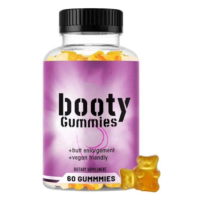 Gotobeauty hip mông lớn Vegan Gummy nhãn hiệu riêng tăng cường mông thuốc làm săn chắc bổ sung phong phú thảo dược hip mông Gummies