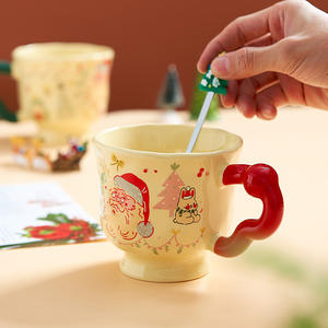 Nouvelle arrivée 2025, tasse à café de Noël en céramique, tasse à eau en céramique - Product Image 4