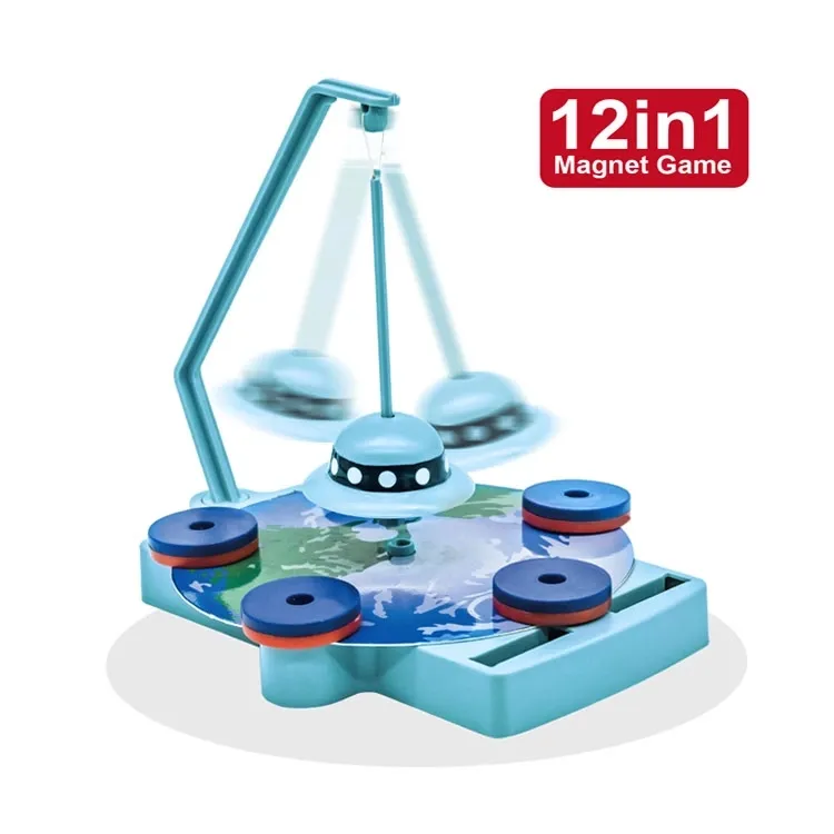 DIY इकट्ठे खिलौने बच्चों सीखने शैक्षिक खिलौने 1 चुंबक विज्ञान मॉडल प्रणाली में 12 स्टेम खिलौने