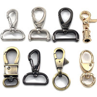 Mousqueton porte-clés en forme de cœur plaqué nickel doré Boucle personnalisée pour sacs et accessoires