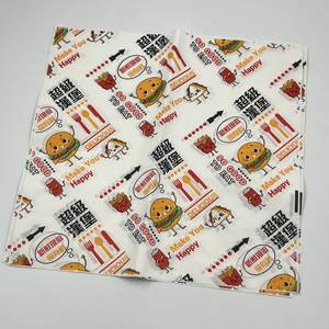 Papier d'emballage alimentaire résistant à la graisse pour hamburgers ou frites de haute qualité - Product Image 2