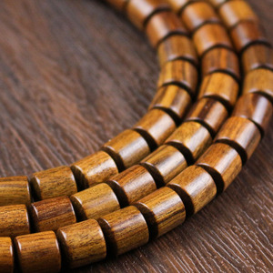 Cuentas de madera de palisandro negro de 6-8 mm, 108 piezas, pulsera budista de madera de estilo chino para ceremonias religiosas - Product Image 2