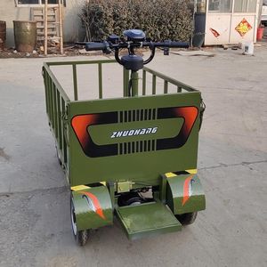 1000kg Load Electric Platform Cargo Carrier Trolley Heavy Loading Transport <strong>Cart</strong> Prices Small Flatbed Truck with 4 Wheels - Product Image 6