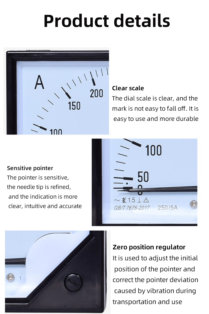 analog panel ammeter