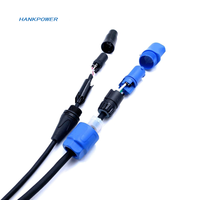 OEM Factory für Power con Blue Grey Stecker 3Pin XLR Dmx Hybrid kabel für Bühnen licht