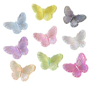 Offre Spéciale : Accessoires Papillons Transparents Colorés, Accessoires Cheveux, Matériel DIY pour Chaussures à Trous et Colle Crème - Product Image 6