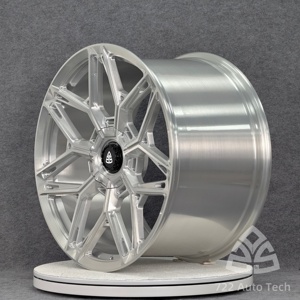 Cerchi in Lega Forgiati Monoblocco 722Auto, Finitura Spazzolata Metallizzata, 19 20 21 22 Pollici, 5x112 5x120 5x127 per Audi Q7 Q8 <span class=keywords><strong>BMW</strong></span> <span class=keywords><strong>X7</strong></span> Mercedes GLS - Product Image 1