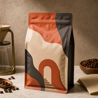 Bolsa de Café de 500g con Logotipo Personalizado en Laminado PET AL PE para Líneas de Venta al por Menor de Tostadores de Café