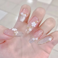 Faux Ongles à Presser Design 201-300 – Fournisseur et Vendeur – Logo Personnalisé – Faits Main – Marque Privée – Courts, Moyens, Longs – Faux Ongles Français