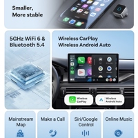 Adaptateur CarPlay sans fil pour voiture, pour iPhone, Bluetooth USB et extension Type-C, Android Auto, convertit le CarPlay filaire en sans fil