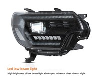 Conjunto de Faros LED al por Mayor para Toyota Tacoma 2012-2015, Luces de Proyección de Luz Alta y Baja DRL, Piezas de Repuesto para el Mercado de Accesorios