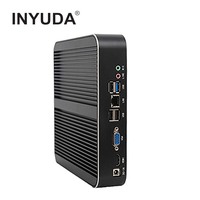 Mini PC Industrial Personalizable Directo de Fábrica, Intel Core I3, 4GB RAM, 128GB SSD, Windows 10/11, Enchufe US/CN, Soporte para Logotipo OEM