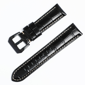 Bracelet de montre en cuir véritable de haute qualité, 20mm, 22mm, 24mm, 26mm, accessoires pour bracelets de montre Panerai - Product Image 6