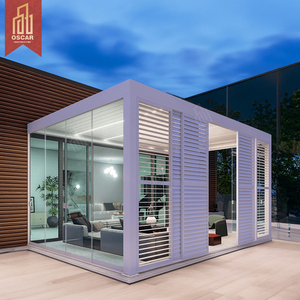 Pergola Autoportante Mirador con Tetto a Lamelle Pieghevoli, Tenda da Giardino, Riparo Antipioggia per Porta d'Ingresso, Tettoia Retrattile in Alluminio - Product Image 1