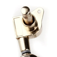 Accordeur scellé en or de 6 pouces pour guitare électrique et acoustique