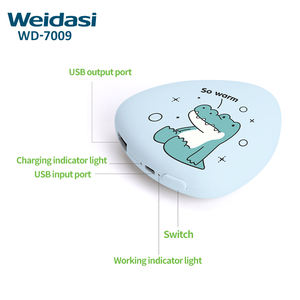 2400mAh Winter Mini Hand wärmer Heizkissen USB Wiederauf ladbar Handy Wärmer Heizung Tasche Mini Cartoon Elektro heizung Warm - Product Image 5