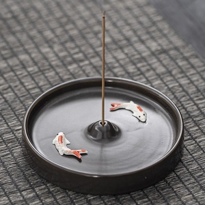 Écologique Roman Céramique Méditation Palo Santo Titulaire Bois De Santal Brûleur Porcelaine Huile Essentielle Encens Réchaud Sage Titulaire Cadeau - Product Image 6