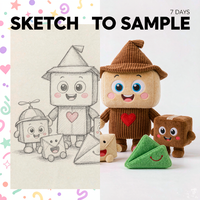 Jouets en peluche personnalisés en forme de boîte carrée, OEM ODM, livraison en boîte, poupée monstre scooter en peluche, vente en gros