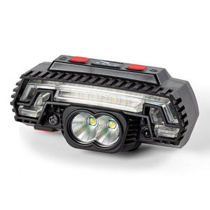 Phare de vélo intelligent à détection de mouvement, étanche IPX5, LED, 4 modes, portable, haute puissance, avec batterie USB, noir et marron - Product Image 1