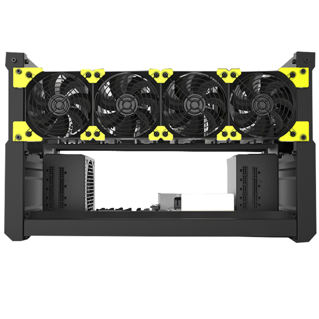 6 GPU T2 Aluminum Rig Shell Case Frame Open Air Case Computer Frame Rig