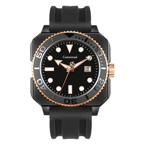 Nuevo Reloj Cuadrado con Movimiento Mecánico, Bisel Giratorio y Cristal de Zafiro, Reloj de Buceo Mecánico - Product Image 2