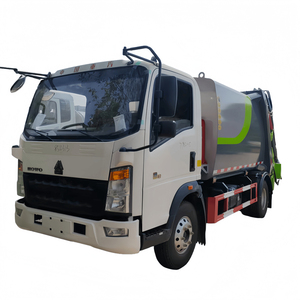 Camiones Compactadores de Basura Sinotruk Howo Seguros y Duraderos, Ideales para la Saneamiento en Calles Comerciales - Product Image 1