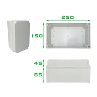 Boîtier de jonction de câbles extérieur TY-8013070 TYCOTIU en plastique ABS personnalisé, IP66 IK10, 80x130x70mm, étanche, boîtier OEM personnalisable