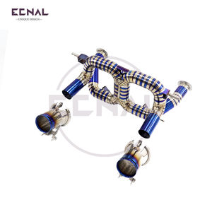 Sistema de Escape de Alto Rendimiento Ecnal para Lamborghini <span class=keywords><strong>Aventador</strong></span> Lp700-4 <span class=keywords><strong>V12</strong></span> 6.5L a partir de 2011, Escape de Titanio <span class=keywords><strong>SVJ</strong></span> - Product Image 4