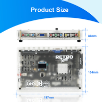 RetroScaler GBSC Pro Scart RGBS YPbPr VGA Composite(AV) SV a HD, Conversor para Accesorios de Juegos Retro