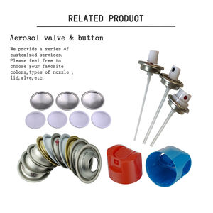 Válvulas de aerosol y Capota, lata de aerosol con boquilla de pulverización - Product Image 6