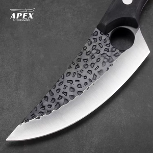 Cuchillo <span class=keywords><strong>de</strong></span> Carnicero Multiusos <span class=keywords><strong>de</strong></span> Acero Inoxidable para Cocina, con Funda <span class=keywords><strong>de</strong></span> Cuero y Revestimiento Antiadherente, Apto para <span class=keywords><strong>Lavavajillas</strong></span> - Product Image 5