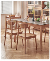 Chaises de salle à manger en bois massif de style nordique ; Mobilier moderne pour restaurants et cafés ; Fauteuils pour balcon