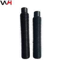Vis sans tête à clé allen M8 * 50 DIN915 vis de réglage à six pans creux en acier allié oxyde noir avec pointe de chien