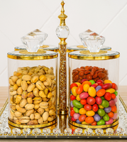 Bocaux de conservation alimentaire en verre transparent, écologiques, capacité de 250 ml, plateau de couleur personnalisée pour le café, le sucre, le thé, les bonbons, utilisation en cuisine, fête