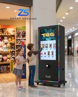 Distributeur automatique de cartes TCG avec écran tactile de 43 pouces, 264 emplacements, pour centre commercial, avec paiement Nayax