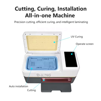 Máquina Automática Inteligente 3 en 1 para Cortar, Laminar y Curar con UV, Protector de Pantalla de Hidrogel para Teléfono Móvil