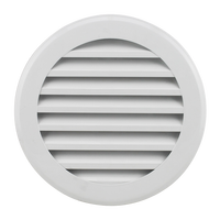 Grilles de fenêtre Design pour climatiseur, persiennes rondes pour aération